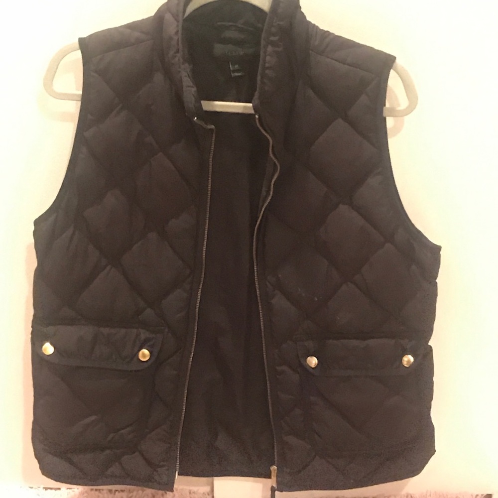 J crew quilted vest